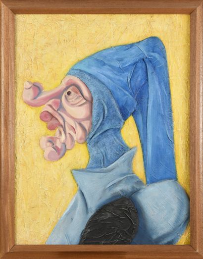 null Vincent GONZALEZ (1928-2019)

Mouth in profile, a mechanic manufacturer, 

Oil...