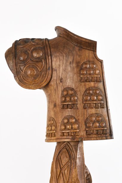 null Vincent GONZALEZ (1928-2019)

Matador in carved oak, 

Monogrammed at the bottom

90...