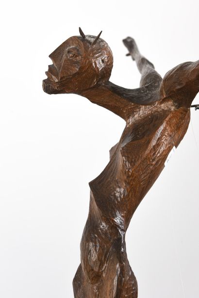 null Vincent GONZALEZ (1928-2019)

Crucifixion, 

Sujet en chêne sculpté, 

40 x...