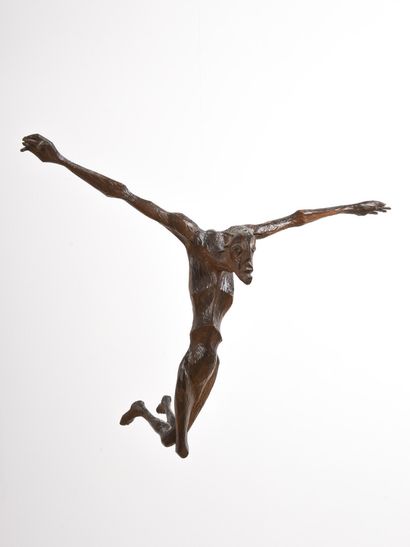 null Vincent GONZALEZ (1928-2019)

Crucifixion, 

Carved oak subject, 

40 x 58 ...