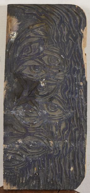 null Vincent GONZALEZ (1928-2019)

Engraved wood with eyes in waves 

16 x 37 cm
