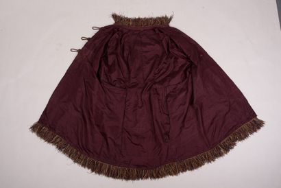 null Visite en cachemire français brodé pour une robe à crinoline - France Circa...