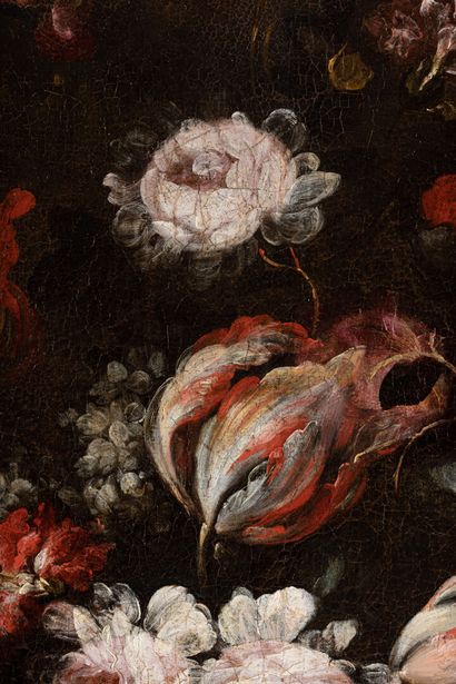 null Suiveur de Caspar Peter VERBRUGHEN (1664- 1730)

Jetée de fleurs 

Huile sur...