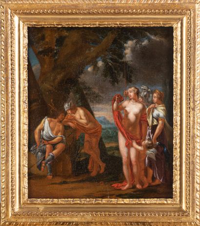 null Ecole flamande 17ème siècle

Le jugement de Paris 

Huile sur toile 

35 x 30...