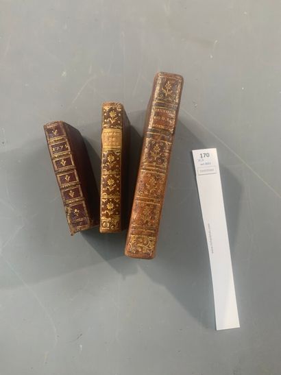 null Un ensemble de 3 volumes XVIIIe : Almanach du Comté de Bourgogne pour 1789 ;...