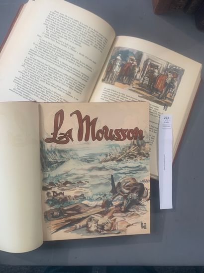 null BROMFIELD Louis. La mousson. Illustré par Charles Fouqueray. 2 volumes in-4...