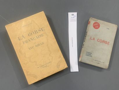null [Corse]. Un ensemble de 2 ouvrages : 

JOLY Henry : La Corse Française au XVIe...