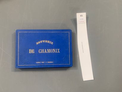 null Souvenirs de Chamonix. Album de 10 photographies 15x10 env. contrecollées (Tairraz,...