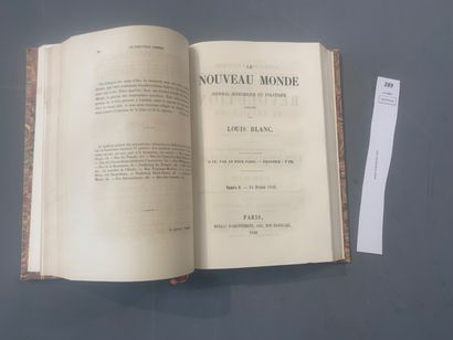 null Louis Blanc : « Le Nouveau Monde, journal historique et politique », 1849. 17...