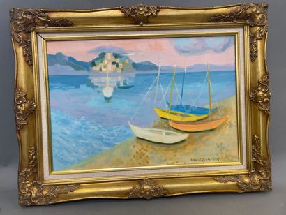 null Georges LAMBERT

Bord de mer 

Huile sur toile

SBD

37 x 53 cm