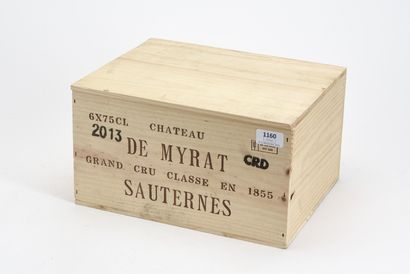 null 6 B CHÂTEAU DE MYRAT (Caisse Bois d'origine) CC2 Sauternes 2013