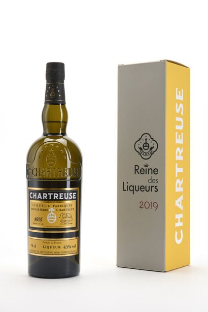 null 1 B CHARTREUSE REINE DES LIQUEURS ÉDITION LIMITÉE 70 cl 43% (étui d'origine)...