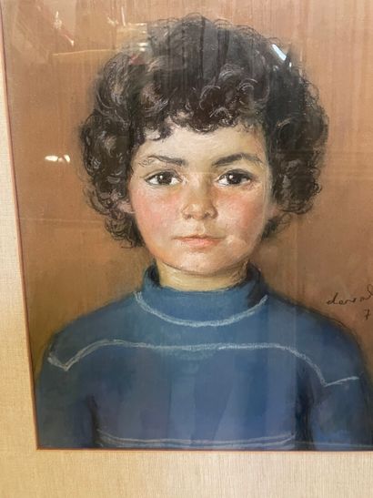 null DEVAL Pierre

portrait d'enfant, pastel sur papier, signé et daté 1974, b.d.

H....