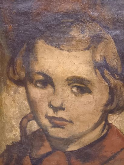 null Barth Verschaeren (belge, 1888 1946) 

Portrait de jeune fille

Huile sur toile

Signé...