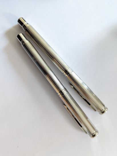 ZEIMATT & EIGER Deux stylos : plume et bille....