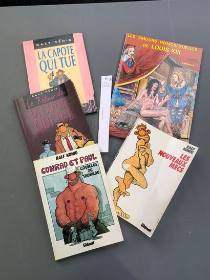 null 5 bandes-dessinées érotiques : « Les amours homosexuelles de Louis XIII », et...