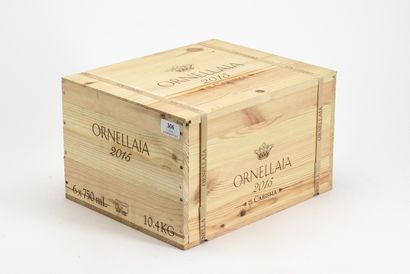 null 6 B BOLGHERI SUPERIORE ORNELLAIA (Caisse Bois d'origine) Tenuta dell'Ornellaia...