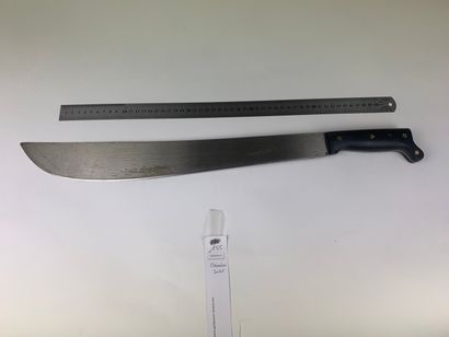 null Une machette, de marque CORNETA Promedoca, république Dominicaine. 59 cm. Fin...