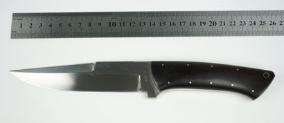 null Couteau droit de Henri VIALLON



25,5 cm au total, lame de 14 cm. Manche en...