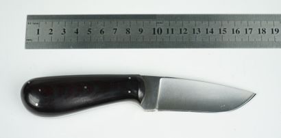 null Couteau droit de Henri VIALLON



17 cm au total, lame de 8,5 cm. Numéroté 018....