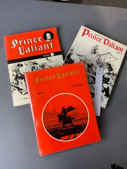 Prince Vaillant. Les trois tomes parus chez...
