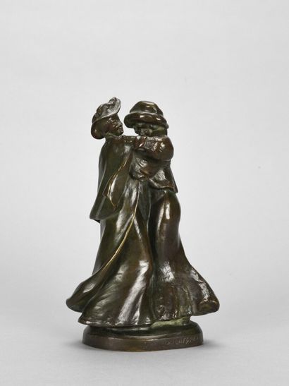 null Alessandro LAFORET (1863-1937)

La valse 

Epreuve en bronze à patine à nuance...