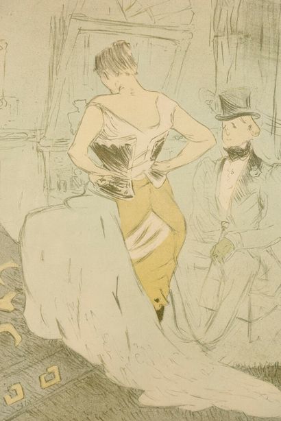 null D'après Henri de TOULOUSE-LAUTREC

Femme au corset

Lithographie

191/275

Signature...