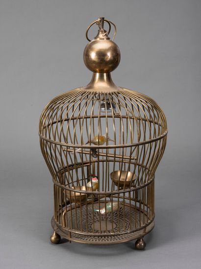 null Cage à oiseaux formant suspension

Travail moderne

H : 60 - Diam : 28 cm