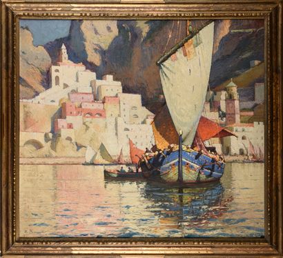 null Emile BEAUSSIER (1874- 1944)

Port en Italie

Huile sur panneau

100 x 110 ...