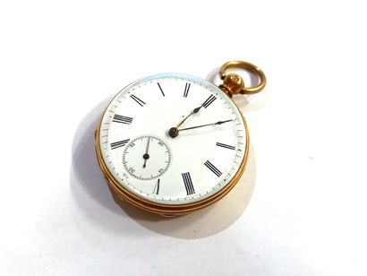 null Montre de poche en or jaune cache poussière en or;

Pds brut : 70 gr