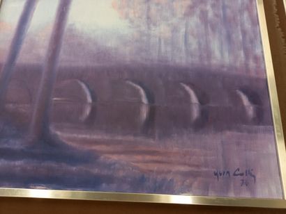 null Yvon COLLIN

paysage au pont 

Huile sur toile daté 74

50 x 65 cm