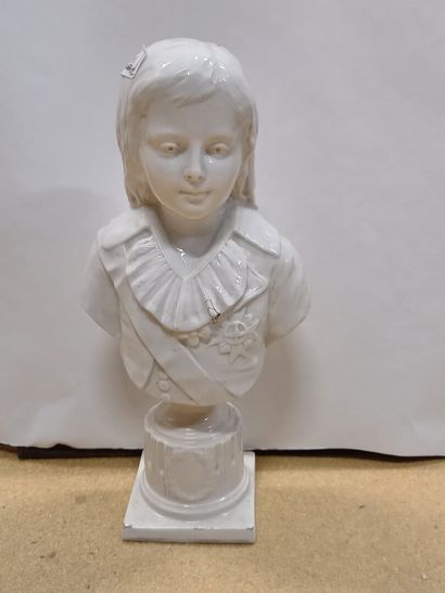null Louis XVII

Buste en porcelaine émaillée

19ème siècle

H : 33 cm