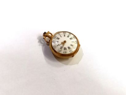 null Petite montre de col en or jaune 

pds : 19, 6 gr