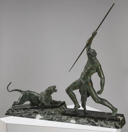 null Demeter CHIPARUS (1886-1947)

The hunter

Important sculpture in regula with...