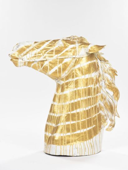 null RUANE (XX-XXI ème)

Tête de cheval

Sculpture en fibre de verre laqué couleur...