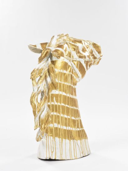 null RUANE (XX-XXI ème)

Tête de cheval

Sculpture en fibre de verre laqué couleur...