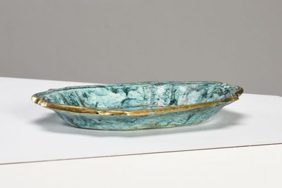 null Jean MAYODON (1893-1967)

Neoclassical dish with a green background and gilded...