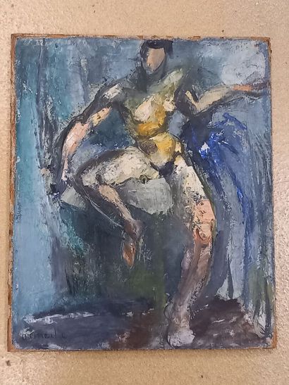 null ARMEILLE

Danseuse 

Huile sur toile

Signée en bas à gauche 

55 x 46 cm