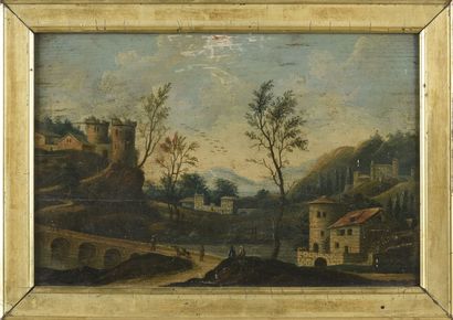 null Ecole française vers 1800

Deux paysages

Huile sur panneau 

20 x 29 cm