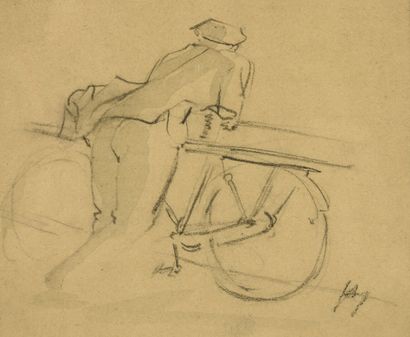 null Auguste VUILLEMOT (1883-1970)

Deux dessins au crayon sur papier

Le cycliste...