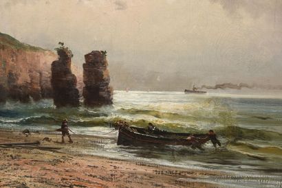 null Emile GODCHAUX (1860-1938)

Le retour de pêche

huile sur toile, signée en bas...