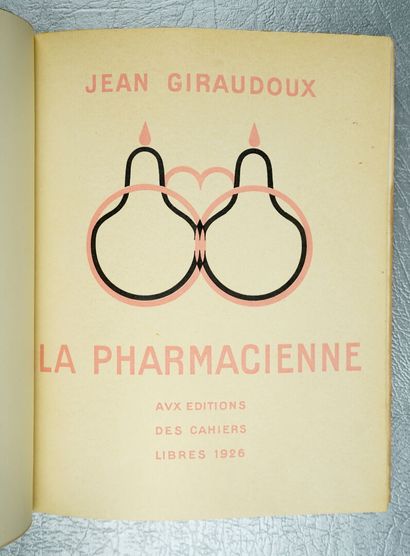 null GIRAUDOUX (Jean) : La Pharmacienne. Couverture dessinée et bois gravés par ALEXEIEFF....