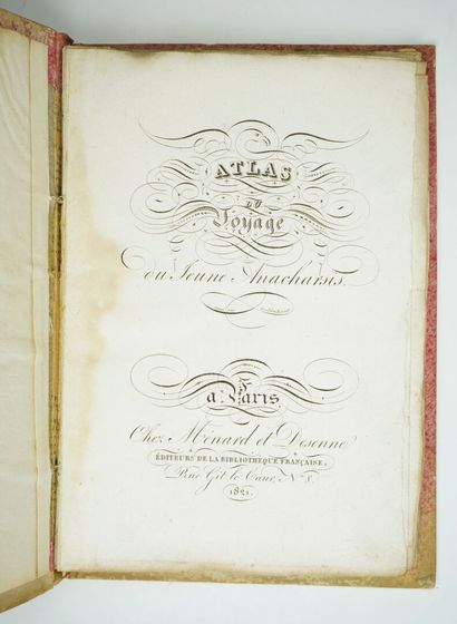 null [BARTHÉLÉMY (Jean-Jacques, abbé)] : Voyage du jeune Anacharsis en Grèce dans...