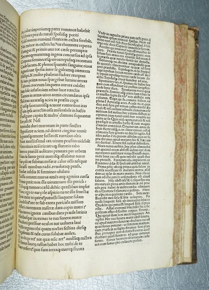 null [Incunable] VIRGILE : [Opera :] Bucolica. Georgica. Æneis. Milano, Leonhard...