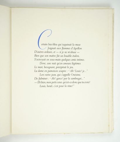 null [Curiosa] (Anonyme) : Florilège. Edition originale. vingt gravures sur cuivre...