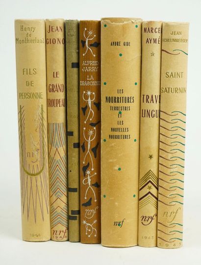null Un ensemble de 7 volumes de la Collection des Cartonnages BONET : 



GIONO...
