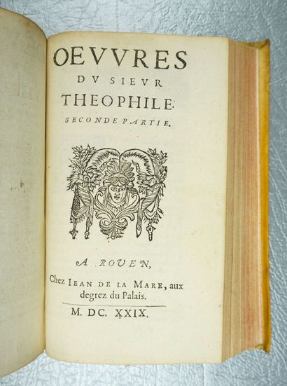 null VIAU (Théophile de) : Les OEuvres de Théophile, divisees en trois parties. La...