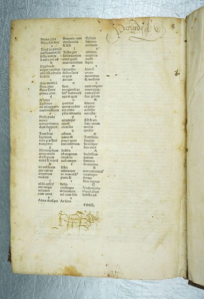 null [Incunable] VIRGILE : [Opera :] Bucolica. Georgica. Æneis. Milano, Leonhard...