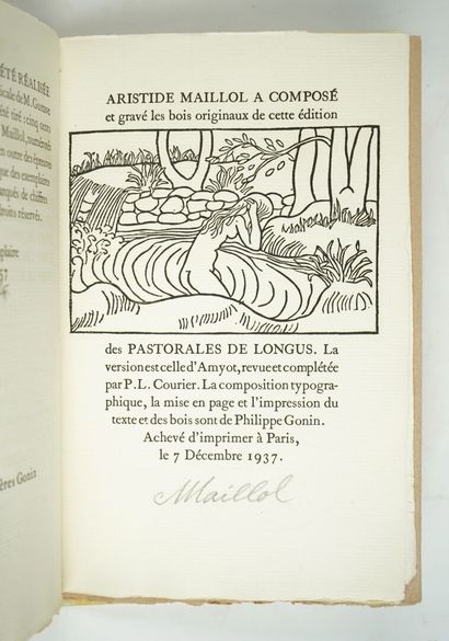 null LONGUS : Daphnis et Chloé. Version d'Amyot revue et complétée par P.-L. Courier....