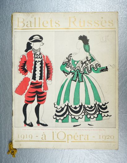 null [Pablo PICASSO, André DERAIN, et Léon BAKST] : Programme officiel des Ballets...